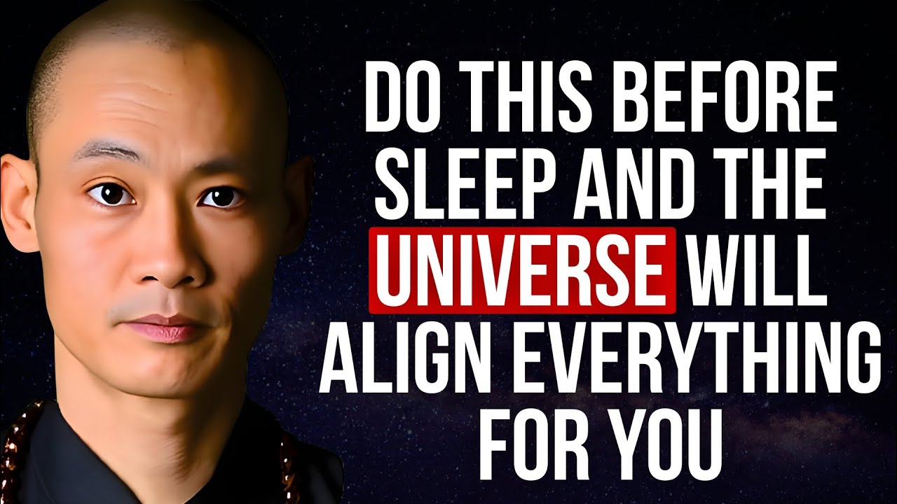 SHI HENG YI: LISTEN WHILE SLEEPING & THE UNIVERSE WILL ALIGN EVERYTHING FOR YOU | AFFIRMATIONS