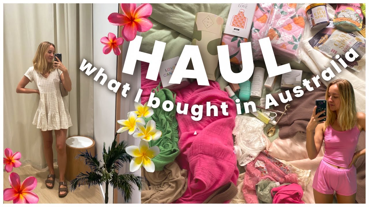 Try-on HAUL - What I bought in Australia // Try-on Aussie Shopping Haul