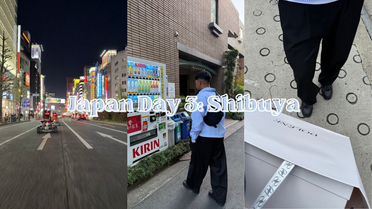 Japan Trip: Day 3 - Polene bag unboxing, Shibuya Go Karts 🛍️🏎️