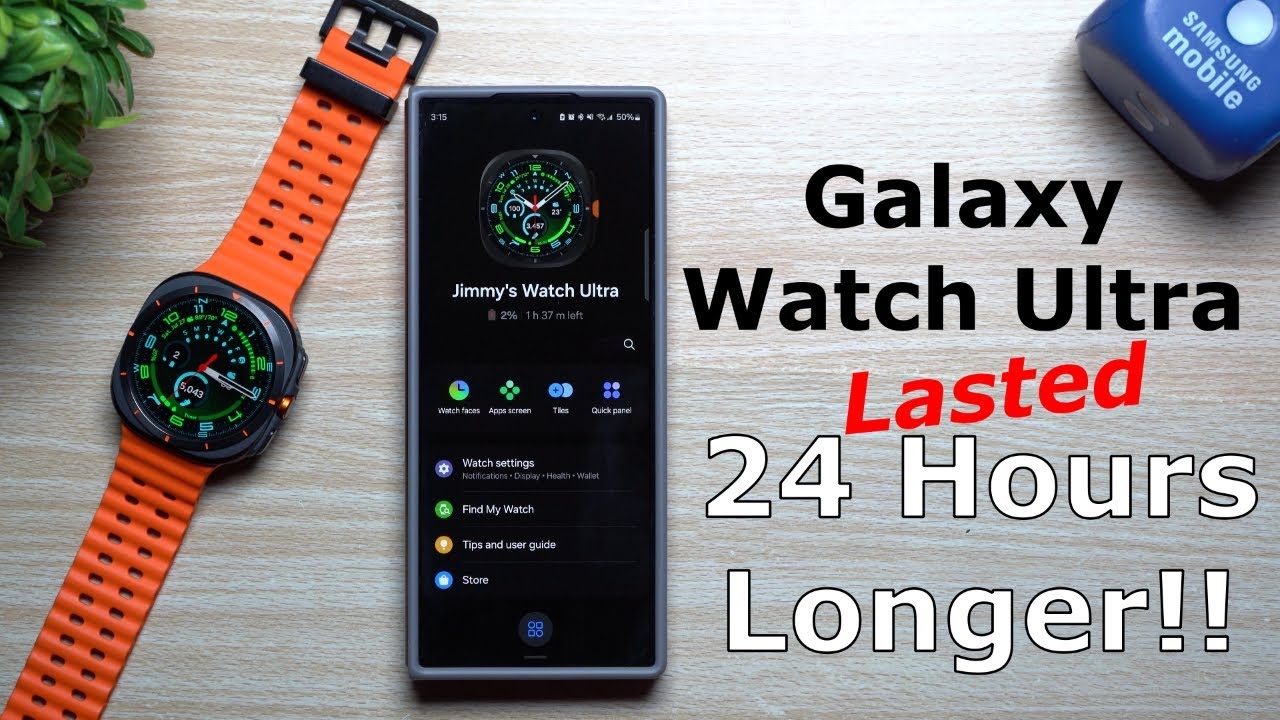Galaxy Watch Ultra — время работы аккумулятора протестировано для двух разных типов пользователей...