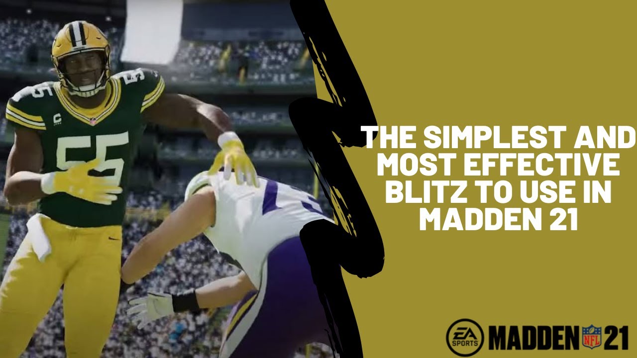 Madden 21 - The Easiest Blitz You Can Run in Madden 21| Madden 21 Nickel 3-3-5 Wide Defensive Guide|