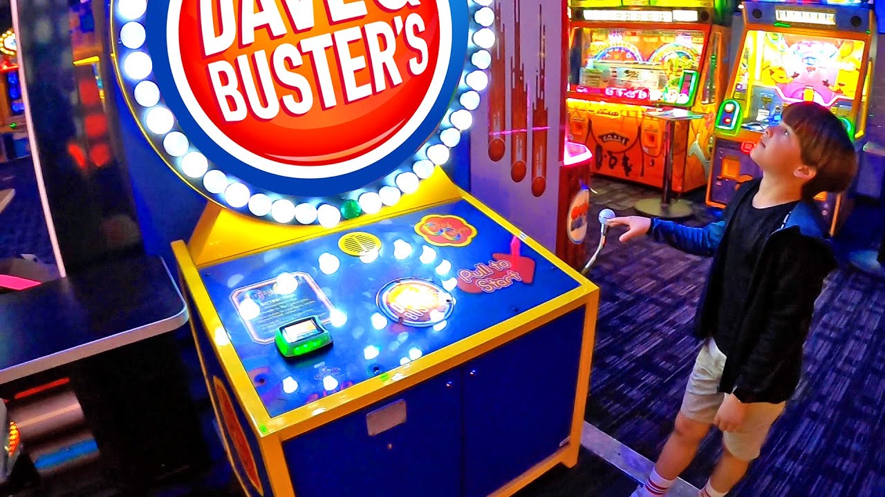 DAVE & BUSTERS ARCADES, VIDEO GAMES AND CLAW MACHINES