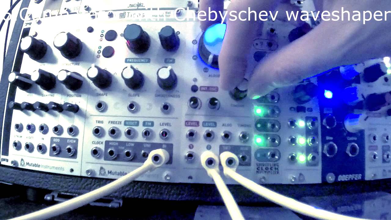 Mutable Instruments Warps Parasite Modes Demo- eurorack modular synth