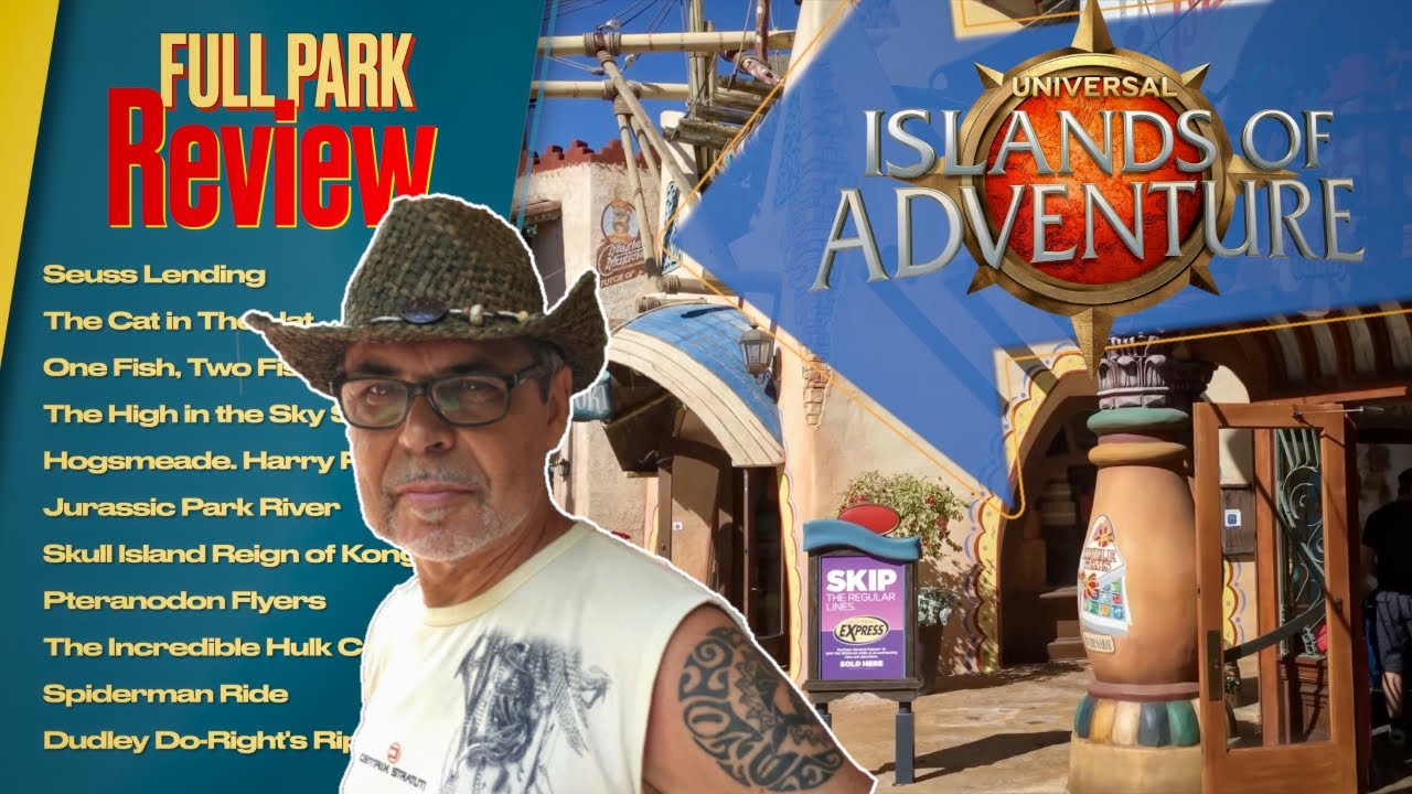 Islands of Adventure Theme Park Overview / Экскурсия по парку 'Острова приключений'