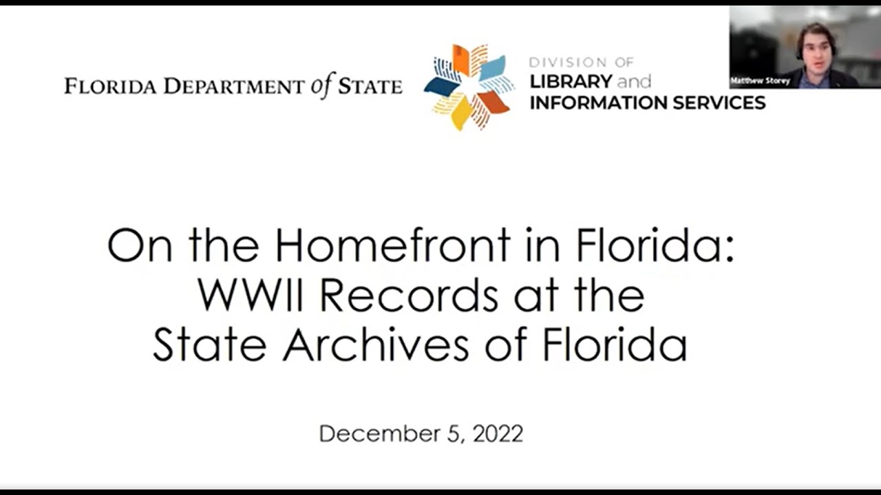 State Archives of Florida: Gulf County During WWII