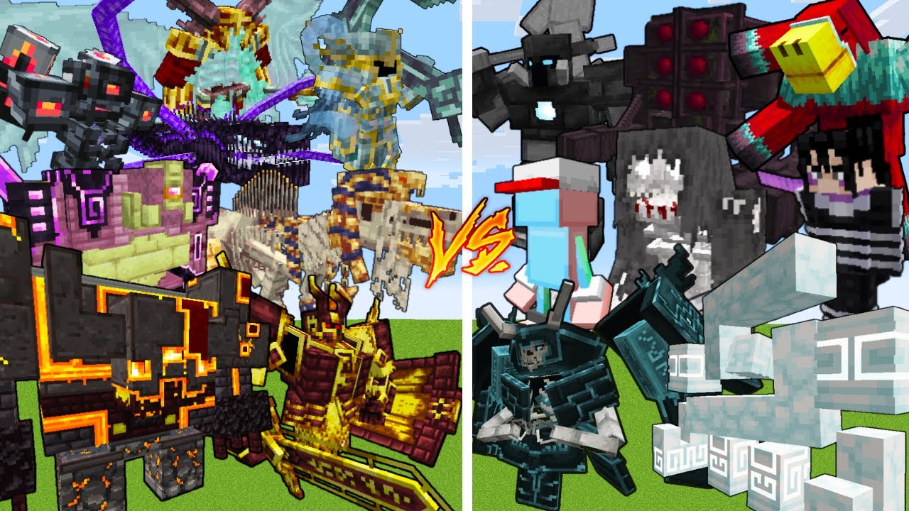 L_Ender's Cataclysm Bosses VS 8 Strong Bosses #3 /Minecraft Mob Battle