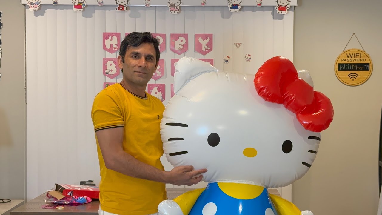 Marwah's Birthday Preparation | Hello kitty themed Birthday !