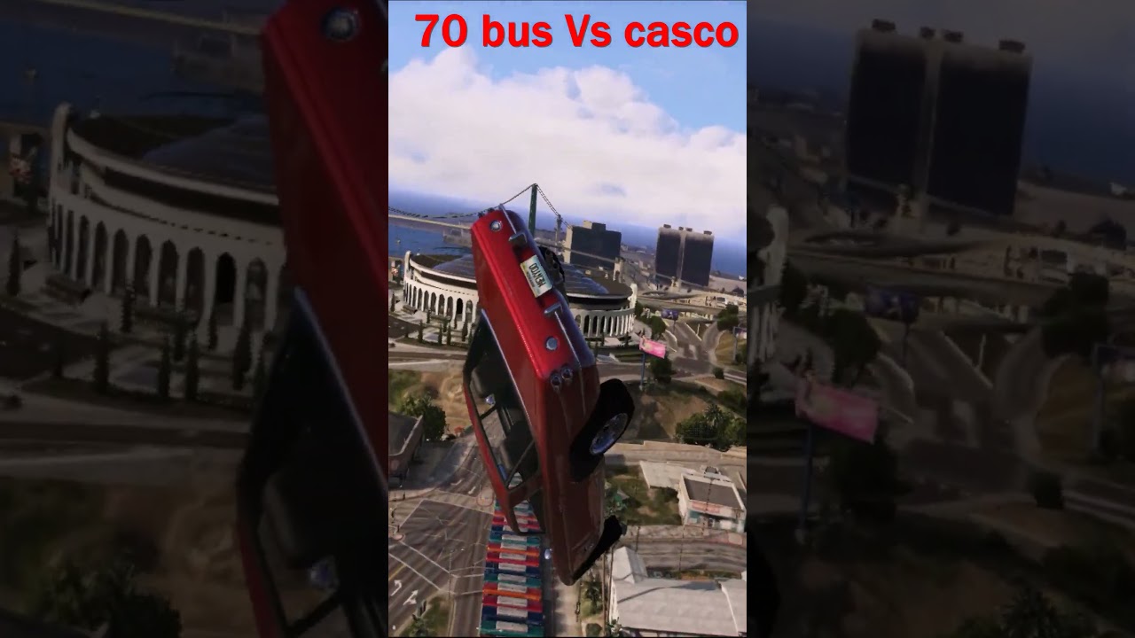 70 bus Vs casco #shorts #gta5 #rampchallenge #gta5challenges