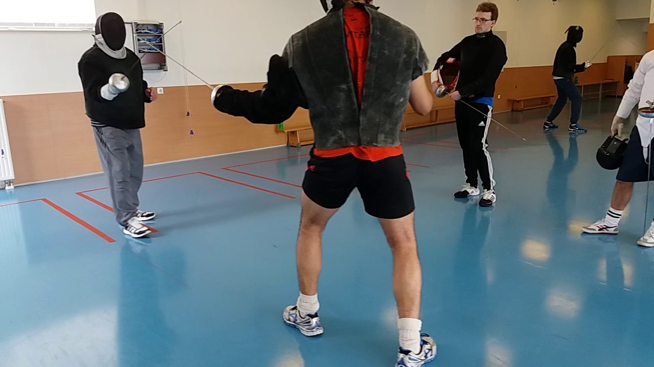 Foot timing epee