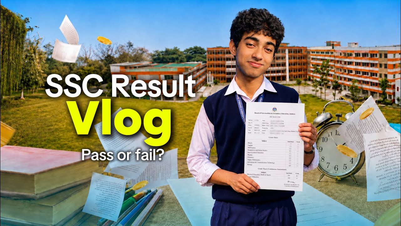 অবশেষে SSC রেজাল্ট! আমার রেজাল্টের দিনটি কেমন ছিল? ✨Getting My SSC Result! ✨ | SSC 2026 Batch!