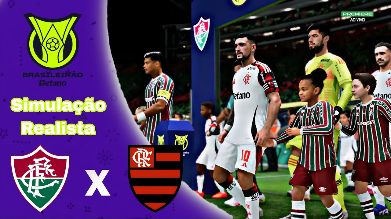 FLUMINENSE X FLAMENGO | Brasileirão Série A 2025 | Prévia | Simulação Realista | [ULTRA HD 60FPS]