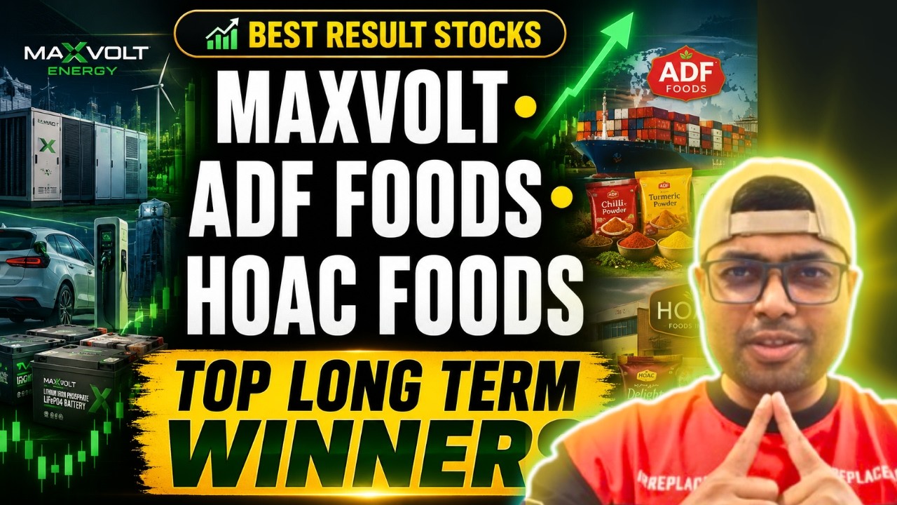 Top Stocks Delivering Best Result Metrics For Long Term Maxvolt Energy, ADF Foods, Hoac Foods India