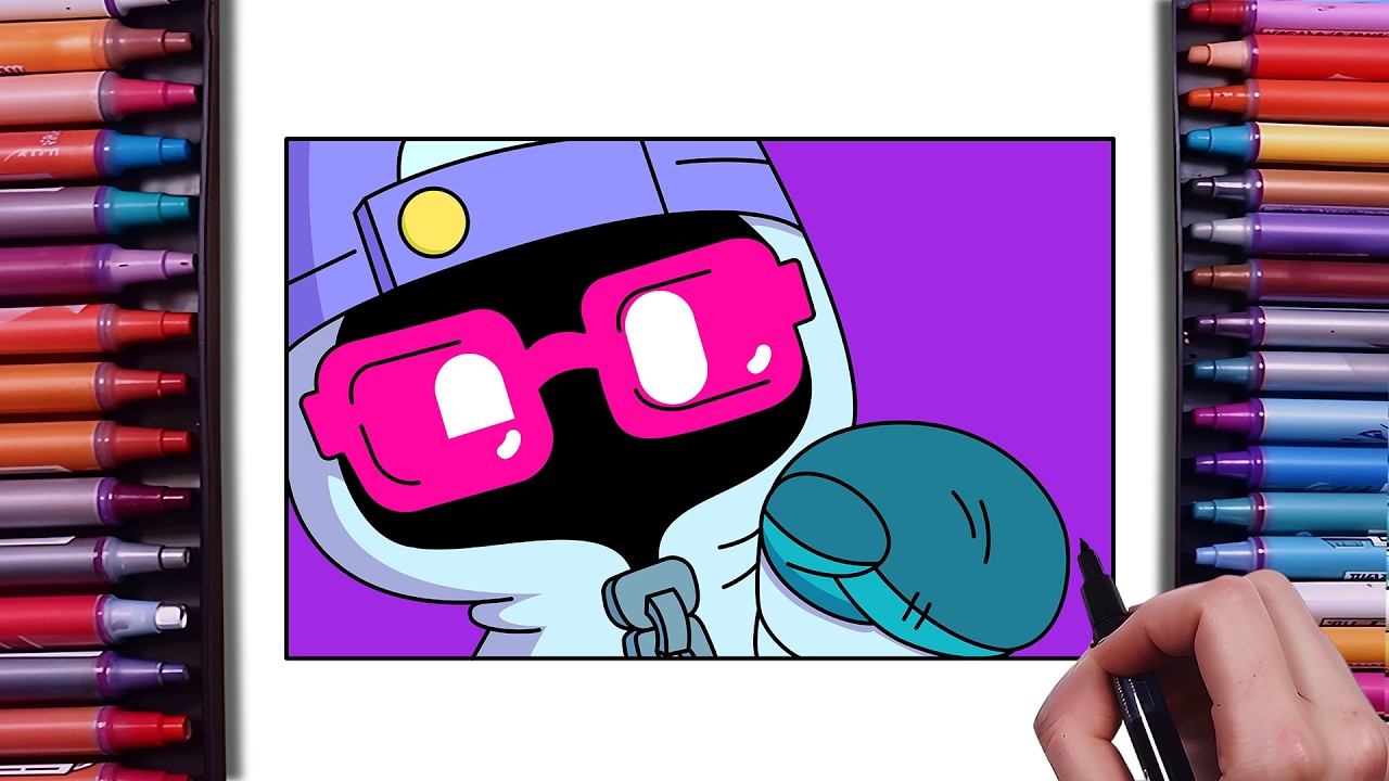 How to Draw Shade Icon From Brawl Stars | Drawing Brawl Stars