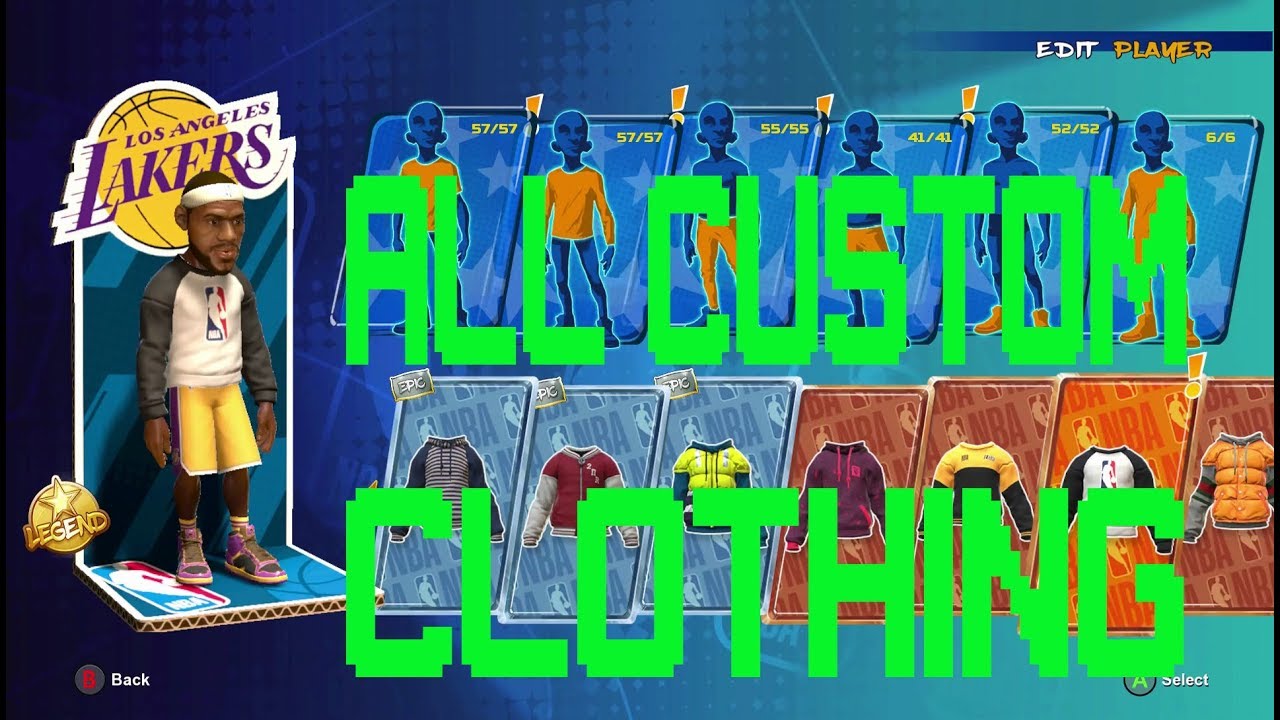 NBA 2K PLAYGROUNDS 2 – All Custom Clothing [No Commentary | 1080p 60FPS]