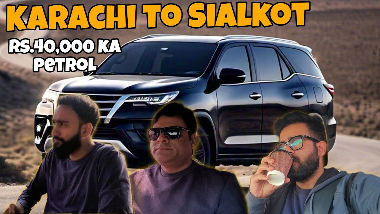 Karachi se Sialkot on Car | Can families travel on this track? Our Experience 