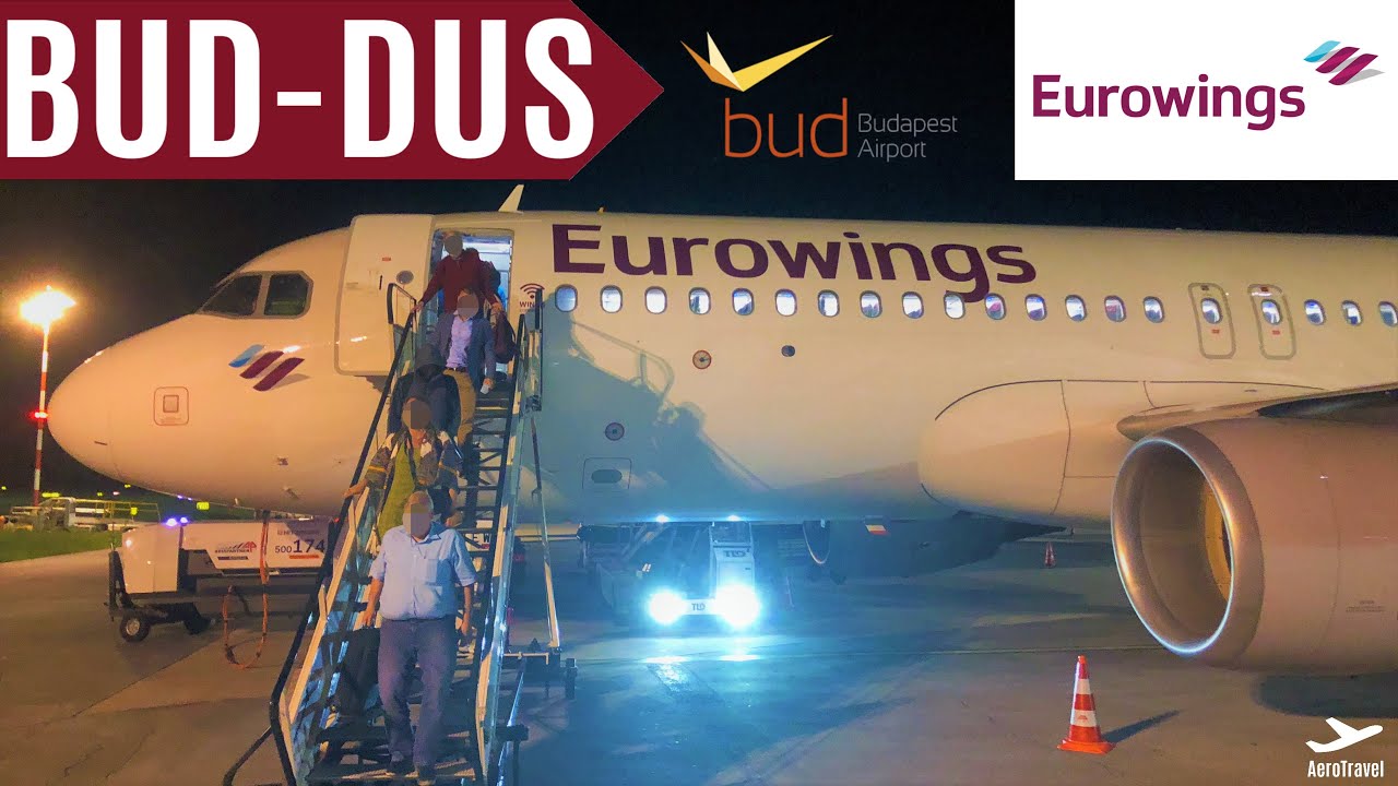 EUROWINGS NEW AIRBUS A320 WINGLETS | TRIPREPORT | EW 9783 | BUDAPEST - DÜSSELDORF | FullHD