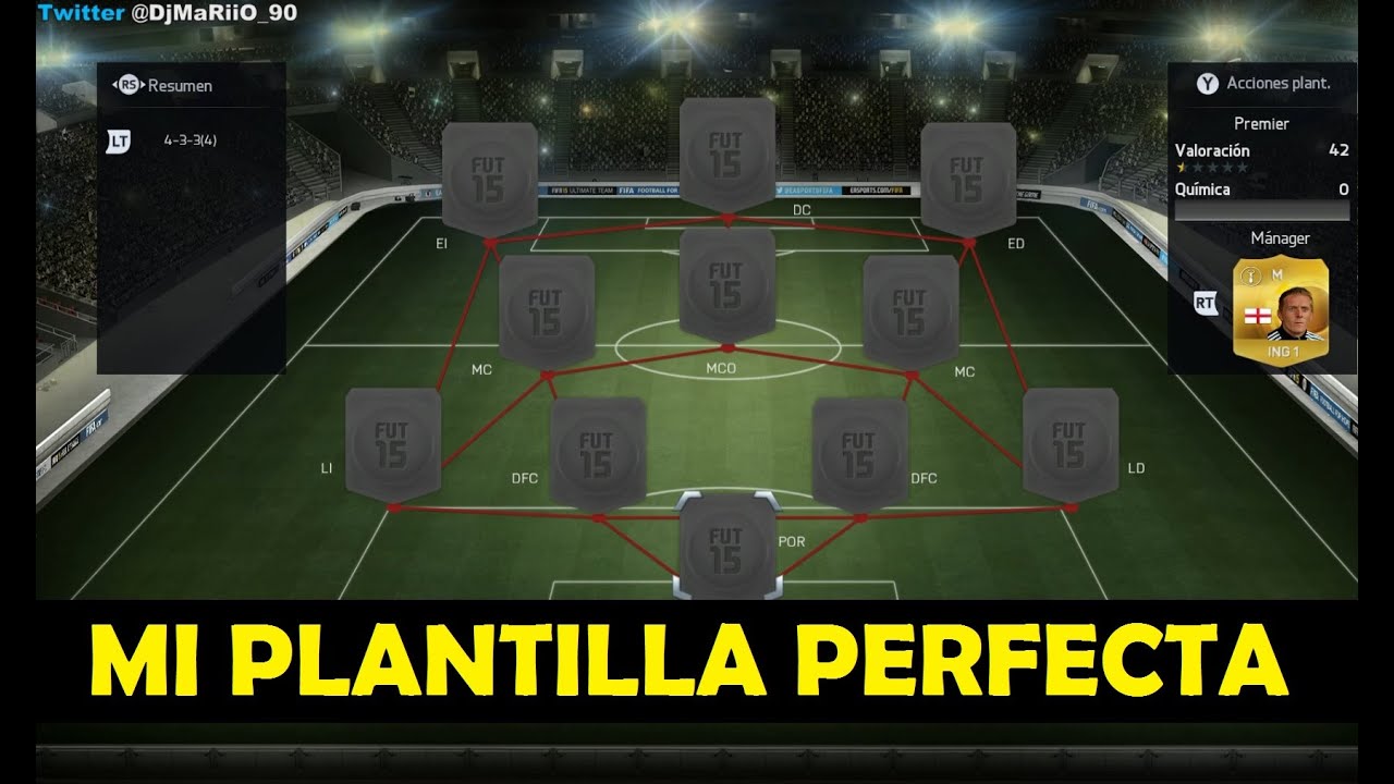 MI PLANTILLA PERFECTA DE FIFA 15 | Ultimate Team | DjMaRiiO