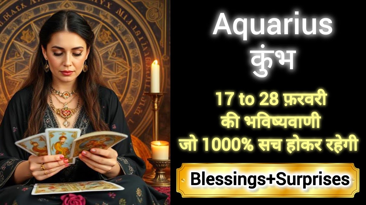 AQUARIUS 🏆🎖️कुंभ राशि 17 to 28 फ़रवरी  2026🎉💯 KUMBH Rashi FEBRUARY 2026🧿 #aquarius #tarot