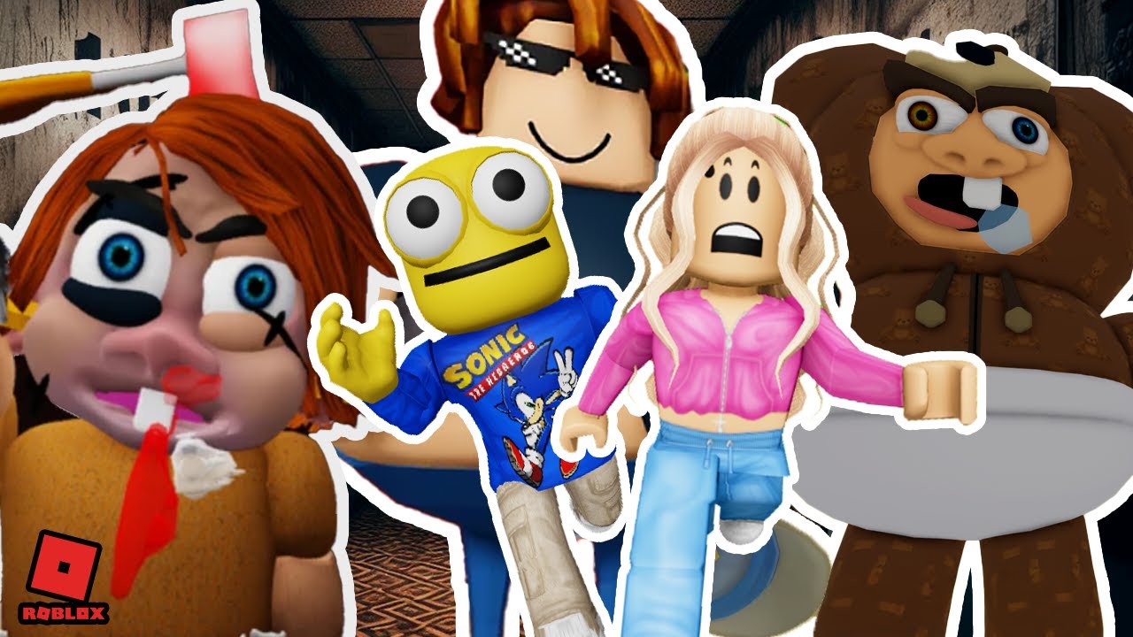 COMPILATION DES MEILLEUR JEUX ROBLOX ((EVIL CHUCK,Bathroom Line,STAY AT THE WORST HOTEL...)