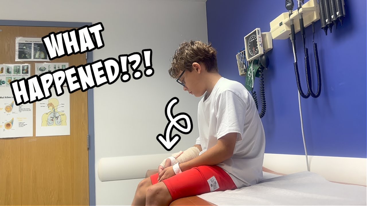 BROKEN ARM ON THE FiRST DAY OF SCHOOL! EMERGENCY ROOM ViSiT