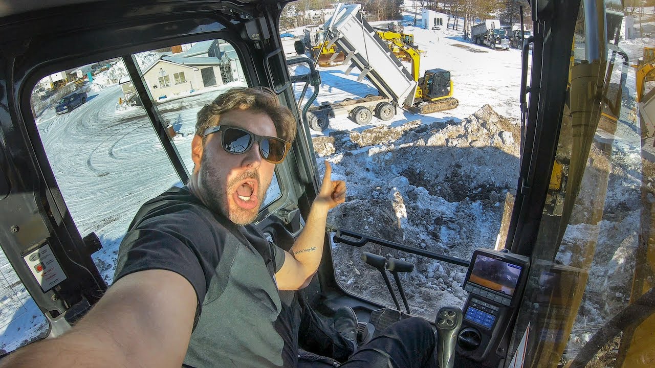 Penetrating Deep Frost with my Excavator