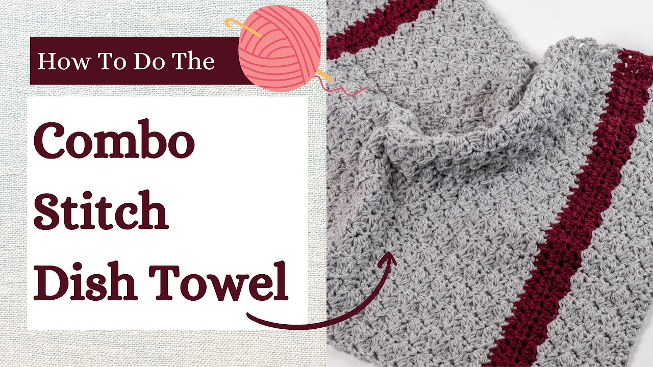 Crochet Dish Towel Pattern, Easy and Practicle for the Home Crochet Project