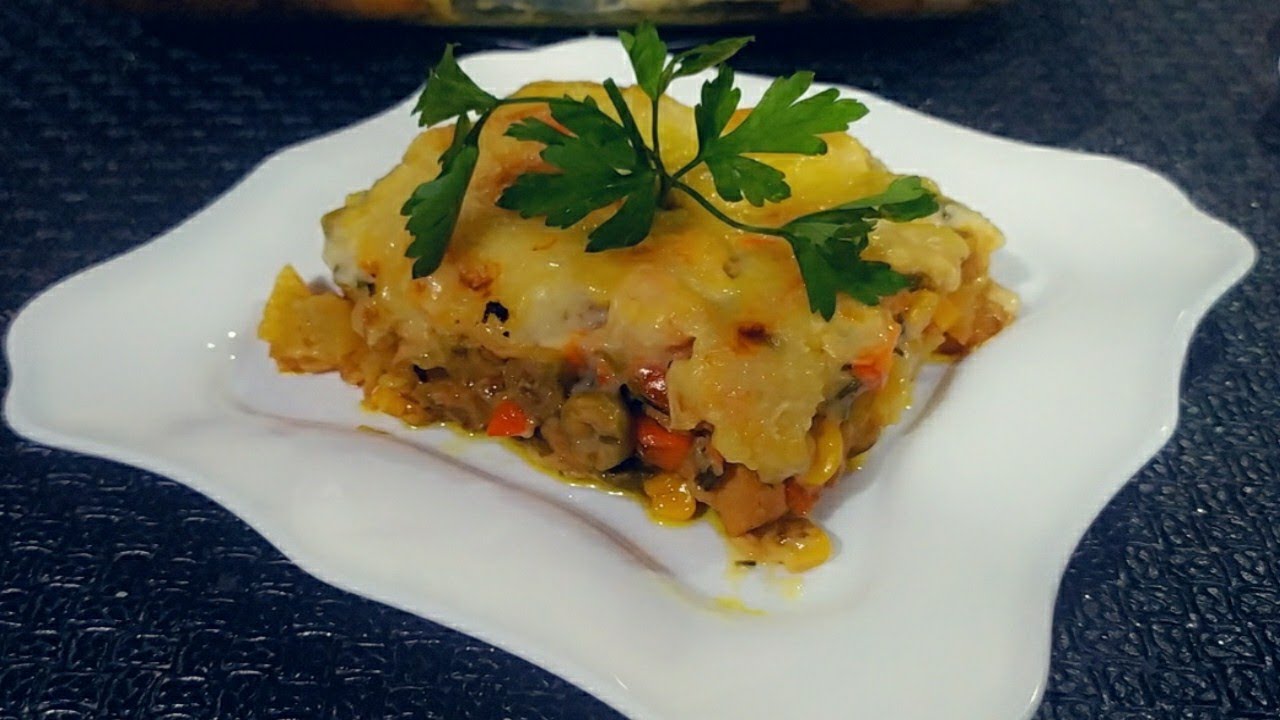 غراتان بصدر الدجاج و الخضر والبيشاميل بنتو هبااال قمة 😋
