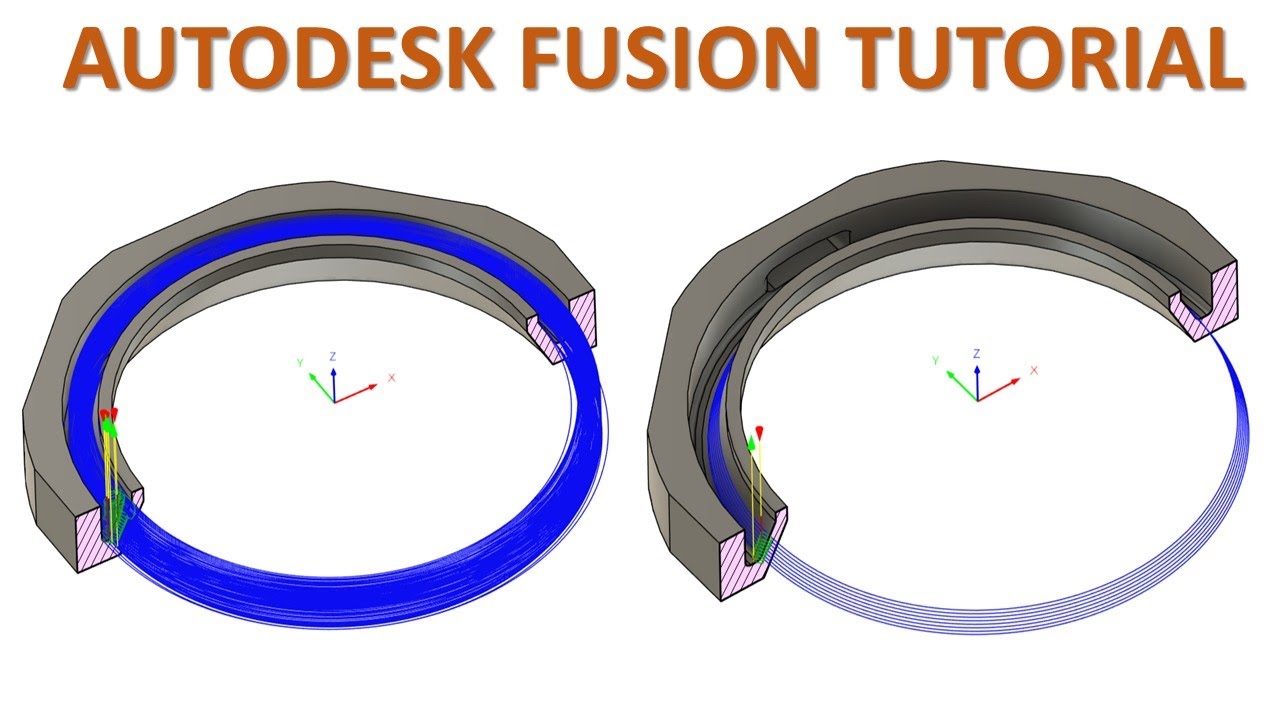 Autodesk Fusion Tutorial 98 |  Milling 2D Contour & Chamfer in control G41/G42 Toolpath