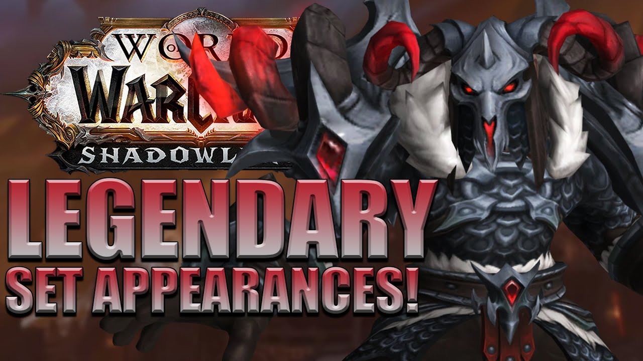 ALL Legendary Set Appearances - In Game Preview | Shadowlands