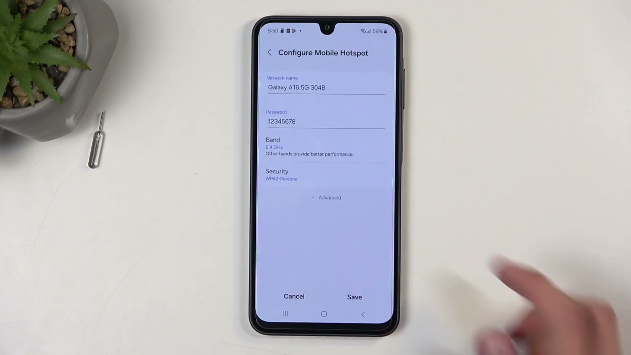 Как настроить портативную точку доступа на Samsung Galaxy A16 5G | Поделиться интернетом с Galaxy A1