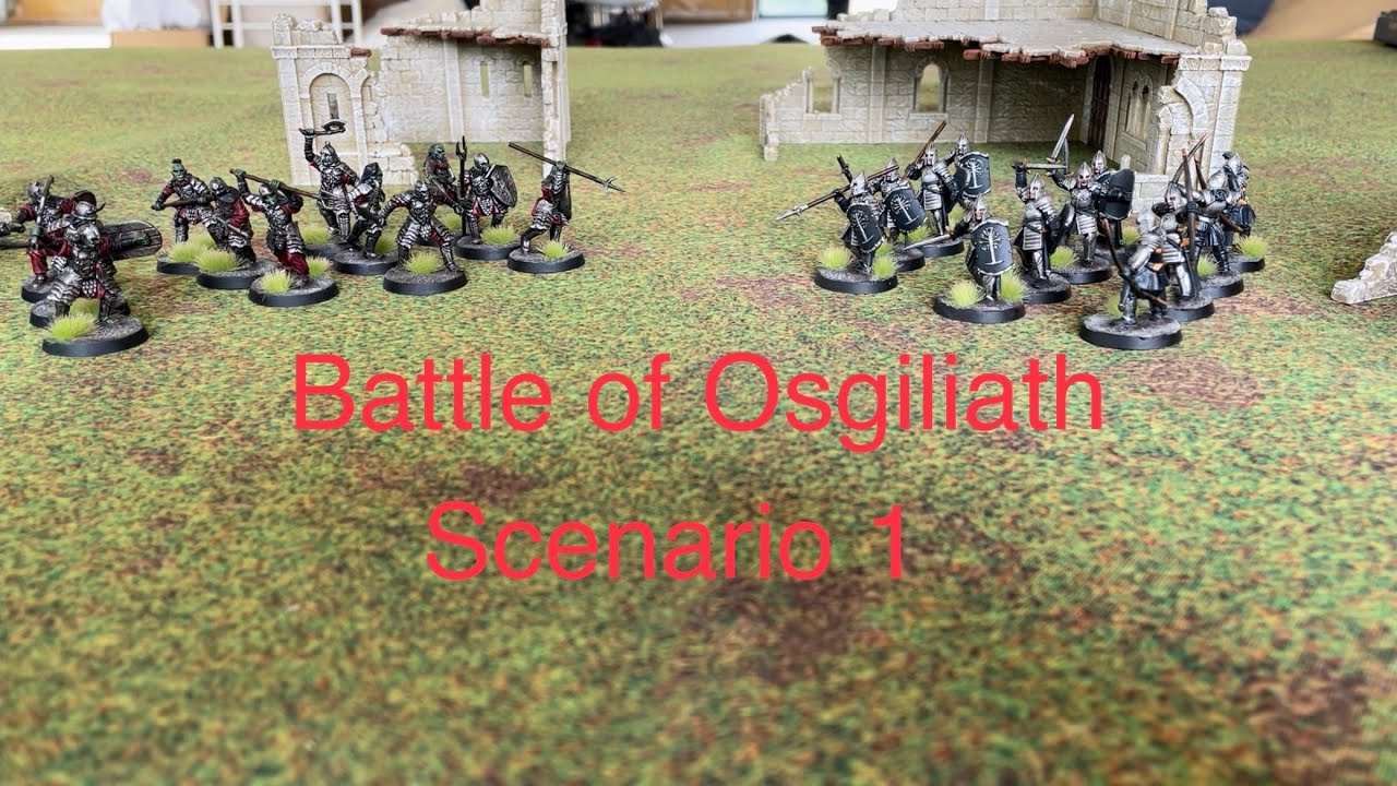 Learn to play MESBG. (Scenario 1 Battle of Osgiliath)