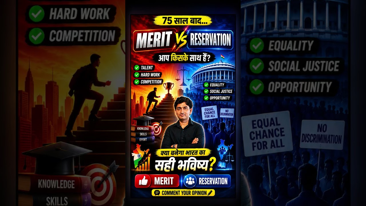 Merit vs Reservation: Who Is Right? 🇮🇳#shorts #viral #trending