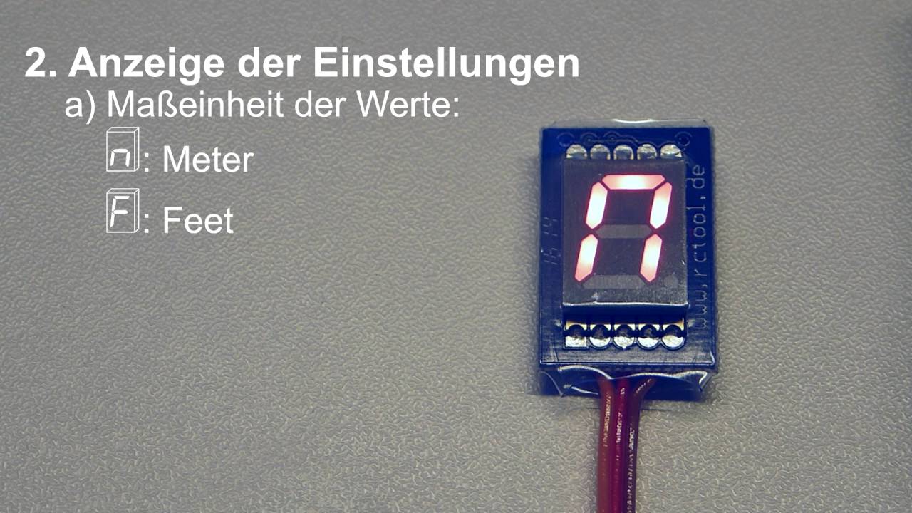 Höhenmesser für F3K Modelle: Altimon-F3K