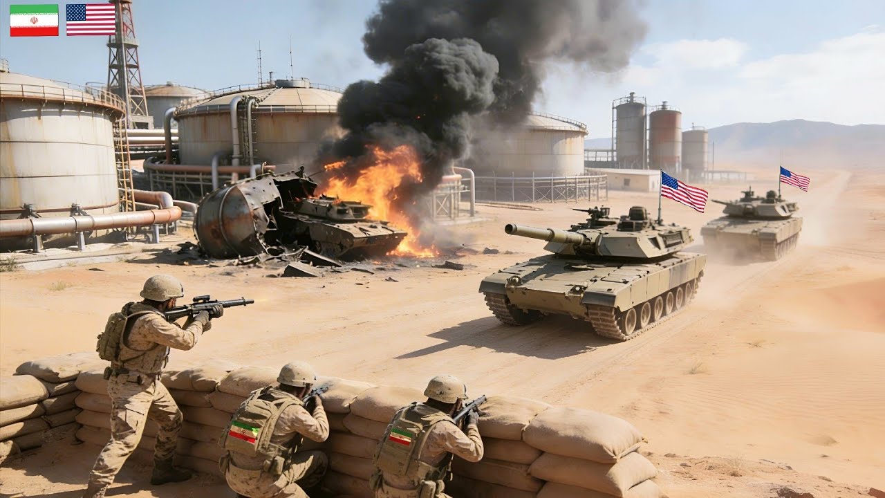 Today!! US Israel destroys Iranian oil fields