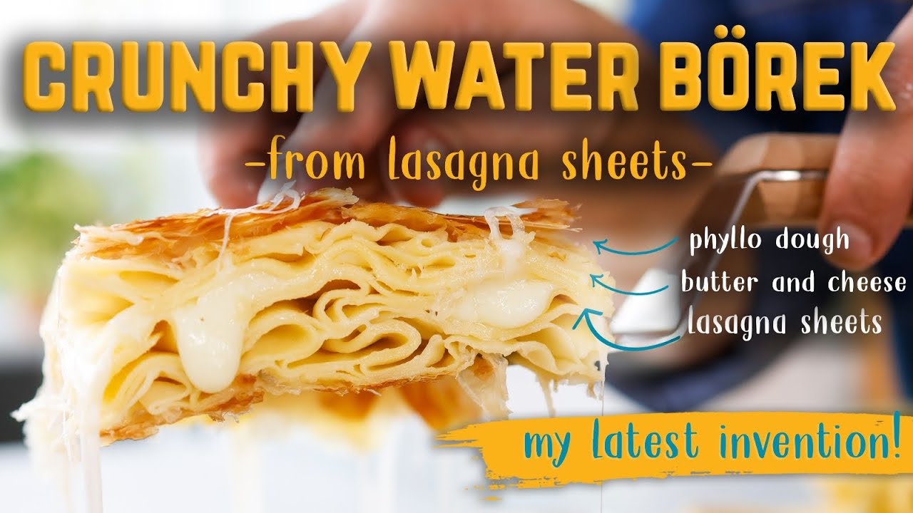 CRUNCHY WATER B&Ouml;REK from Lasagna Sheets 😍 Easiest Technique, Maximum Taste 🤓