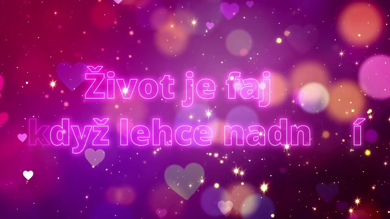 KAMERON - UŽ V TOM NEJSEM SÁM (Lyrics Video) 