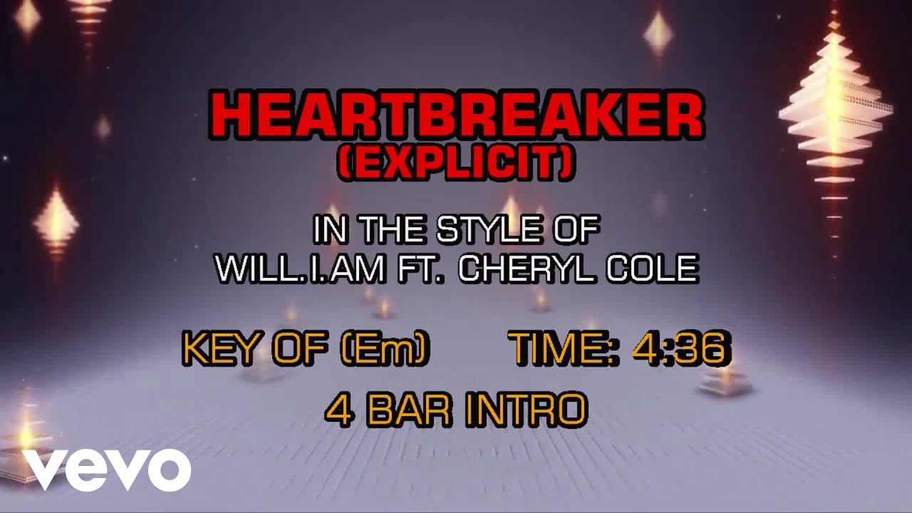 will.i.am, Cheryl Cole - Heartbreaker (explicit) (Karaoke)