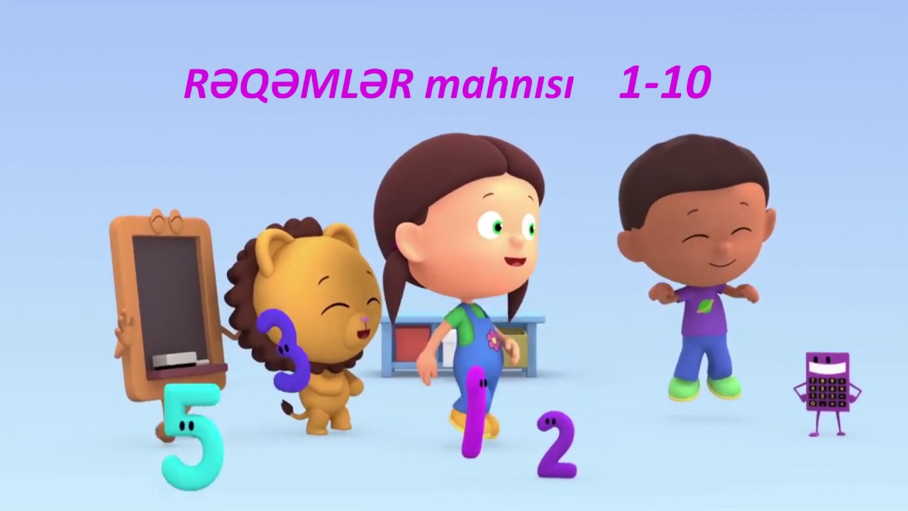 Uşaq mahnısı REQEMLER -SAYLAR : 1-10.LYRICS Uşag mahnisi Musiqisi ve sozleri: Farziyeva S.