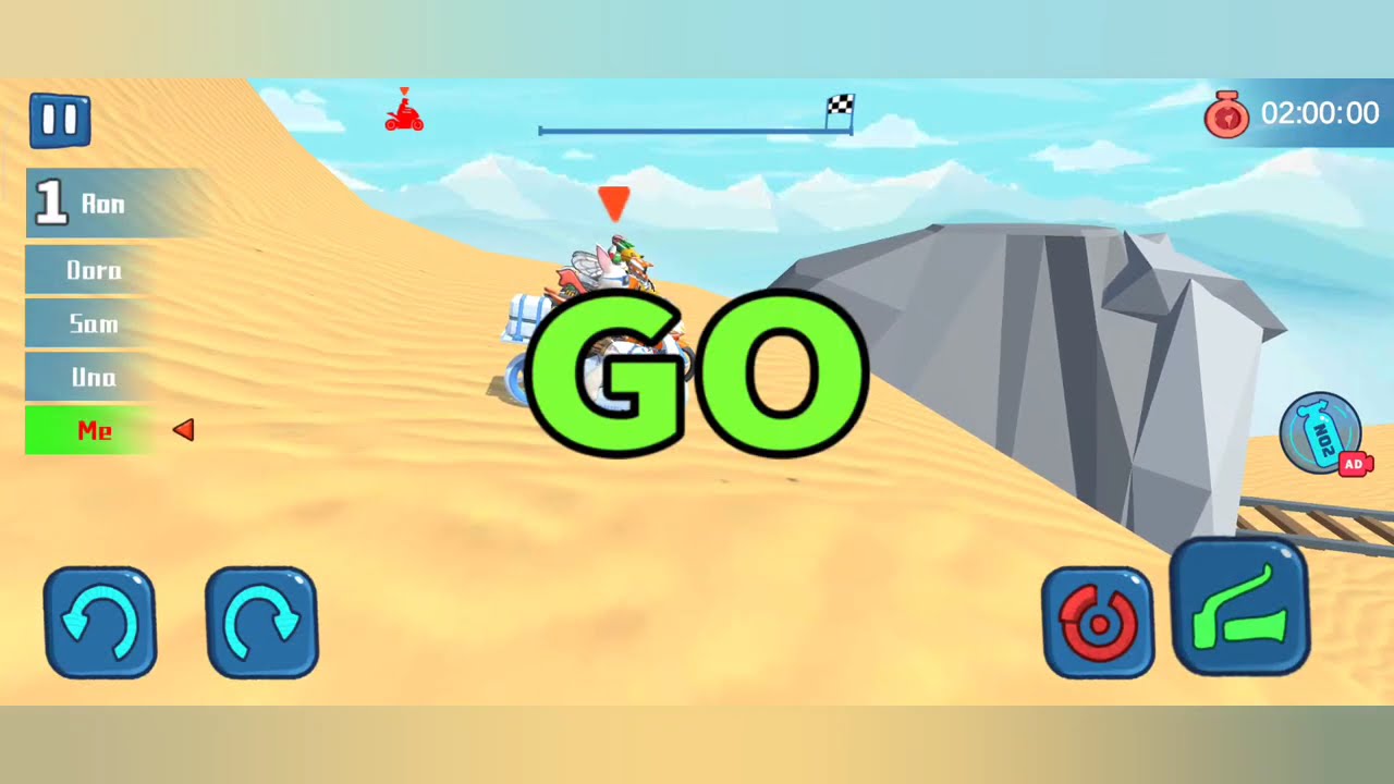 Zorlu Parkur Motor Yarışı | Motocross Bike Racing Game - Android Gameplay 