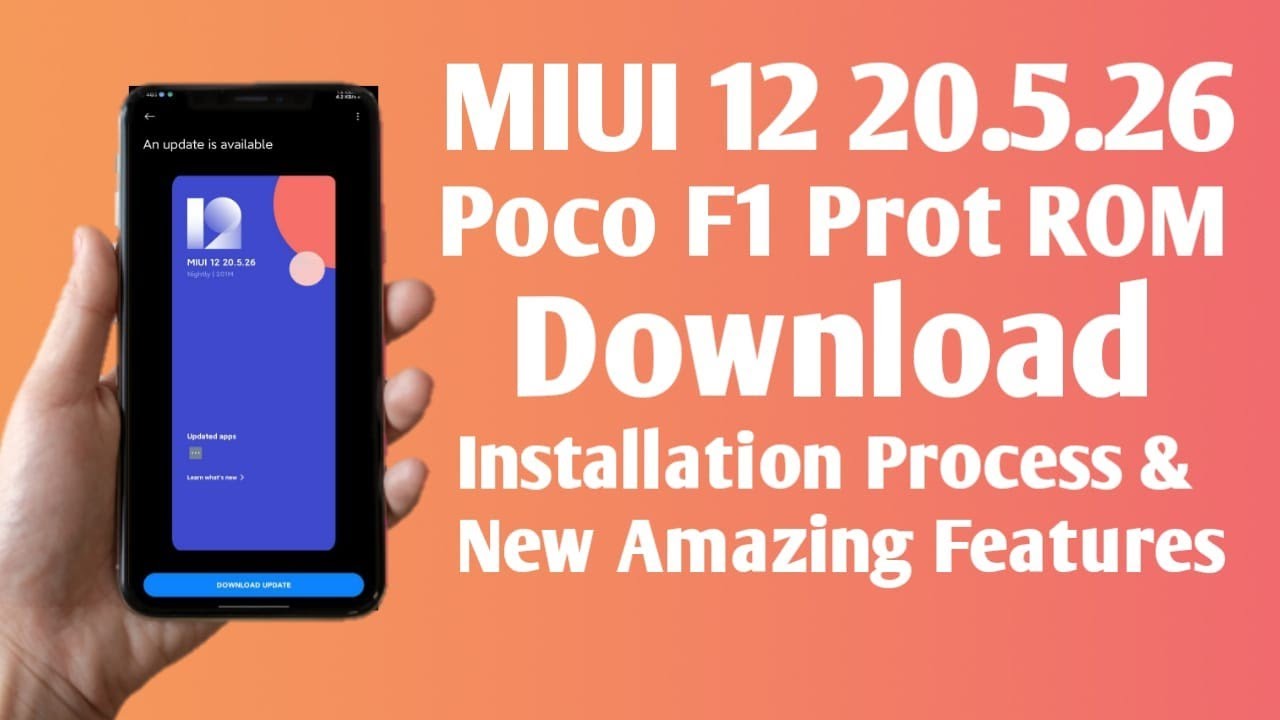 How to Install MIUI 12 20.5.26 For Poco F1