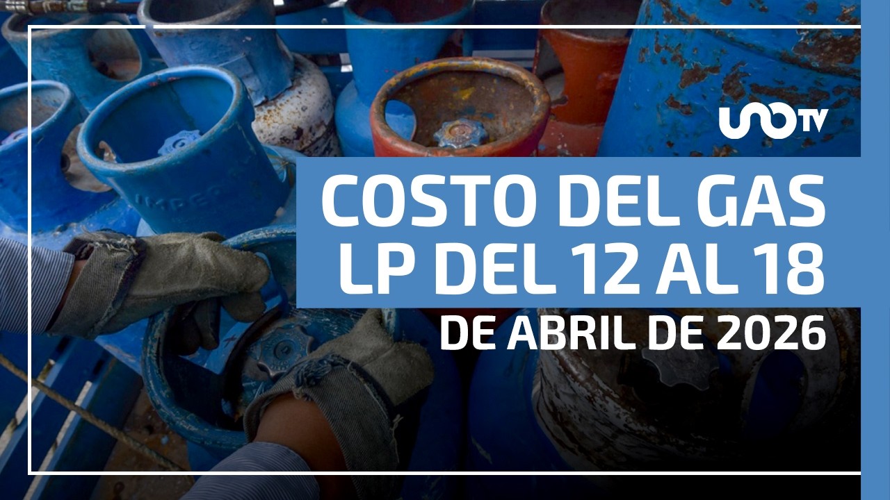 Precio del gas LP del 12 al 18 de abril de 2026