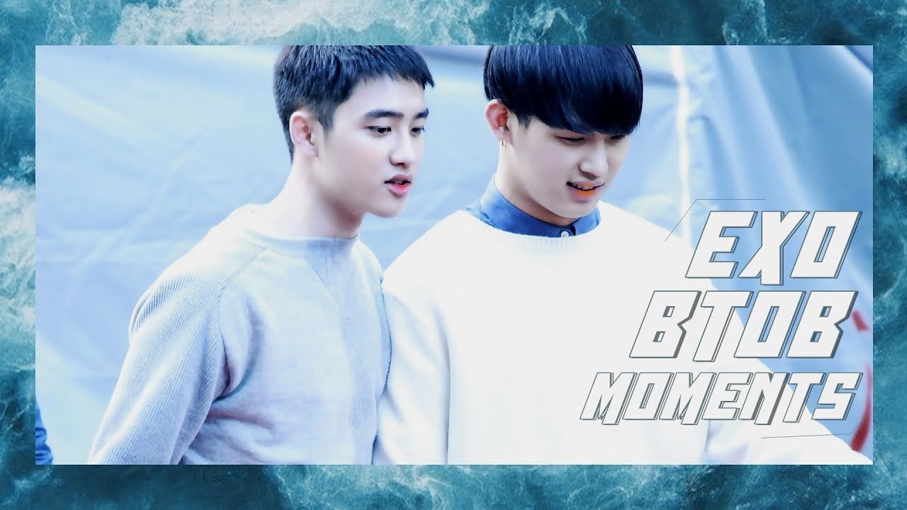 EXO AND BTOB MOMENTS