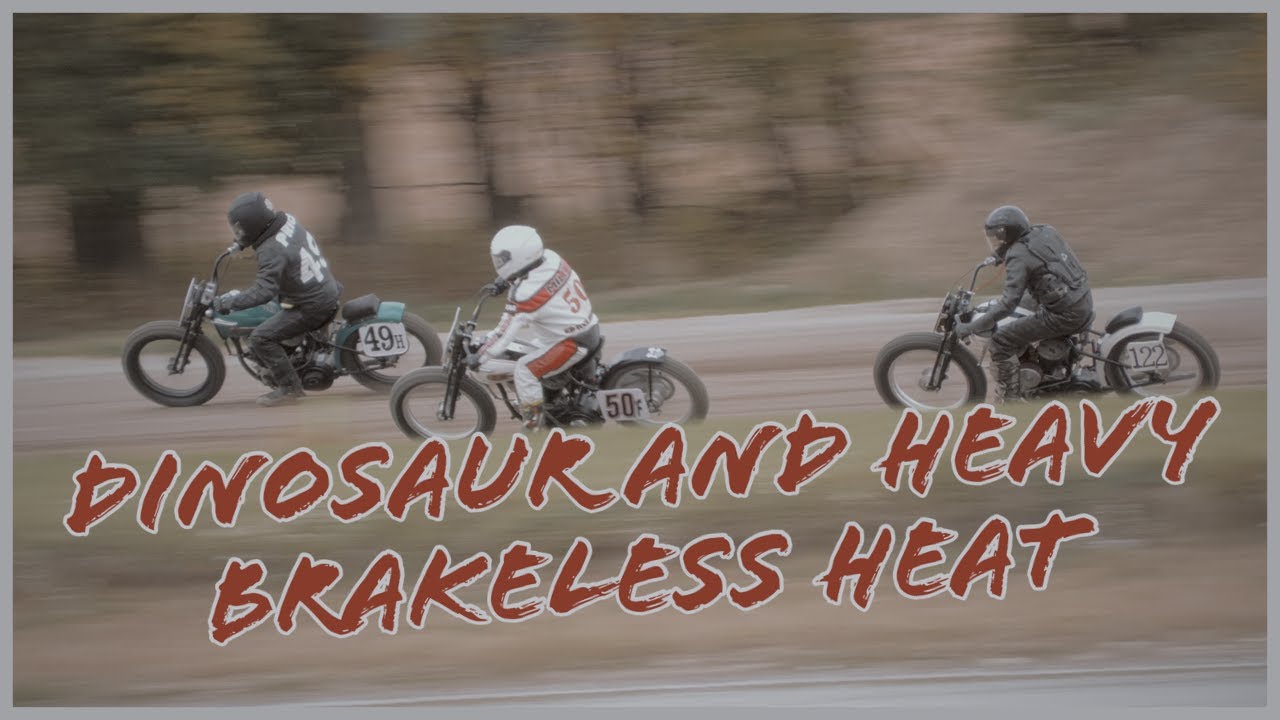 Dinosaur and Heavy Brakeless Heat at the Ohio Flattrack Sports Center 10-02-2022
