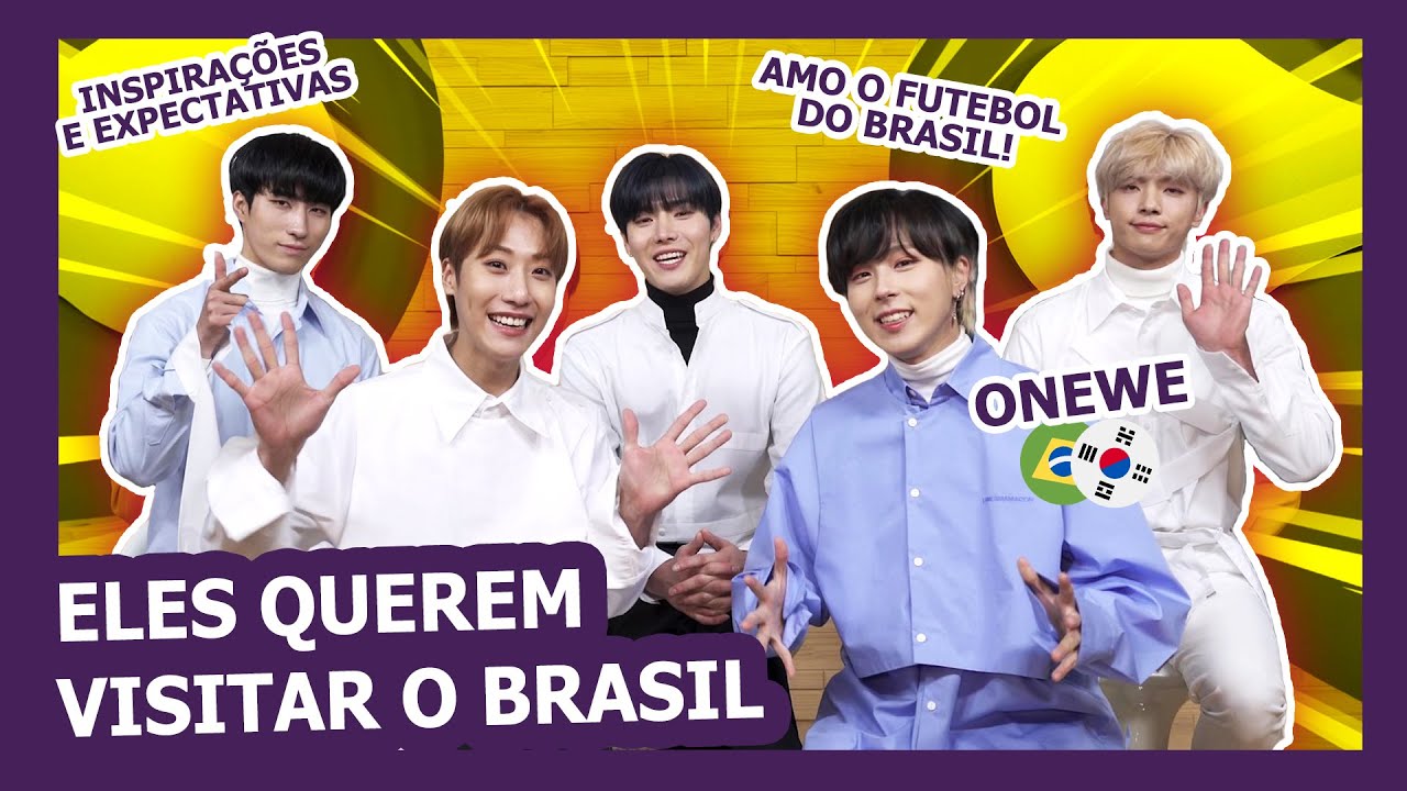 Banda COREANA revela TUDO o que SABE DO BRASIL feat. ONEWE