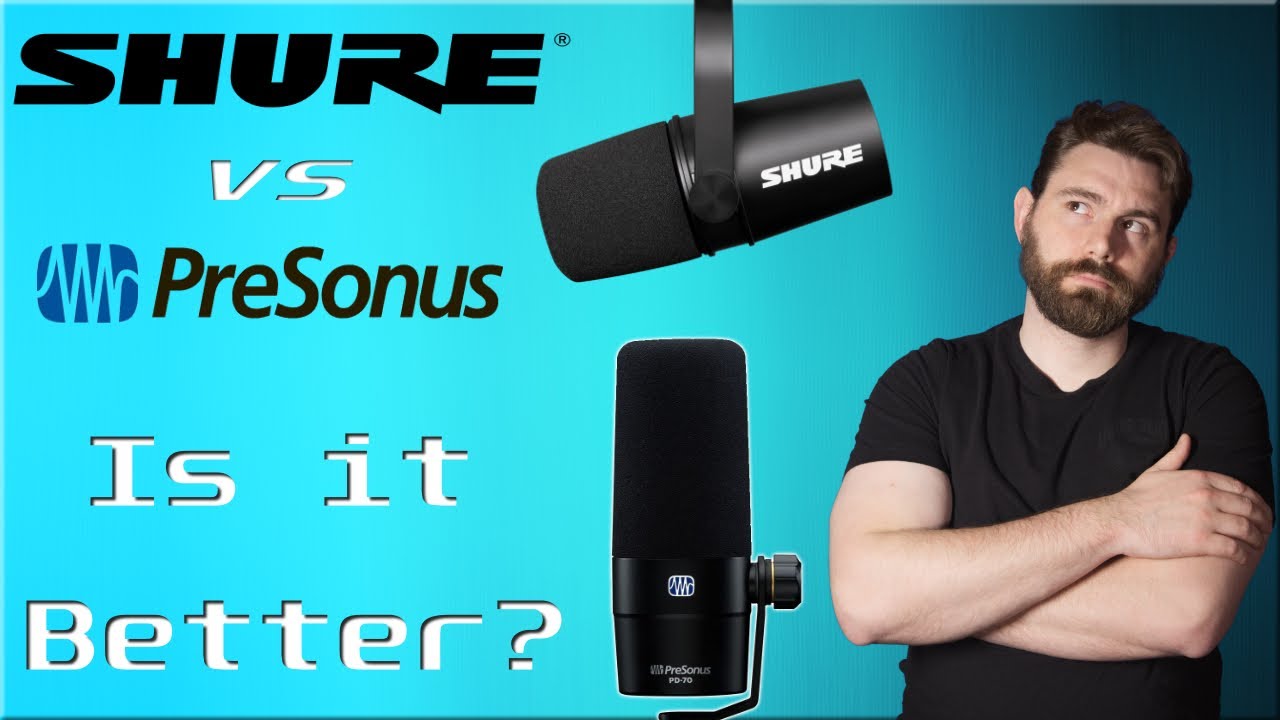 Is my loyalty in question?  Shure MV7X vs Presonus PD-70 (Podcasting/Voice Over/Streaming)