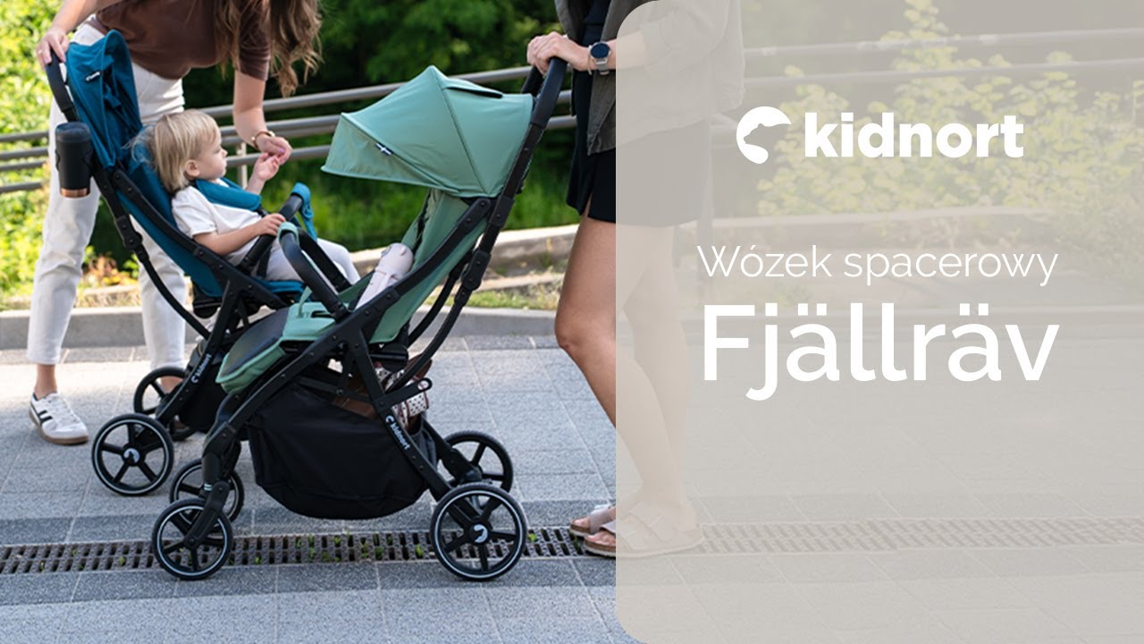 Kidnort | Fjällräv lekki i poręczny wózek spacerowy