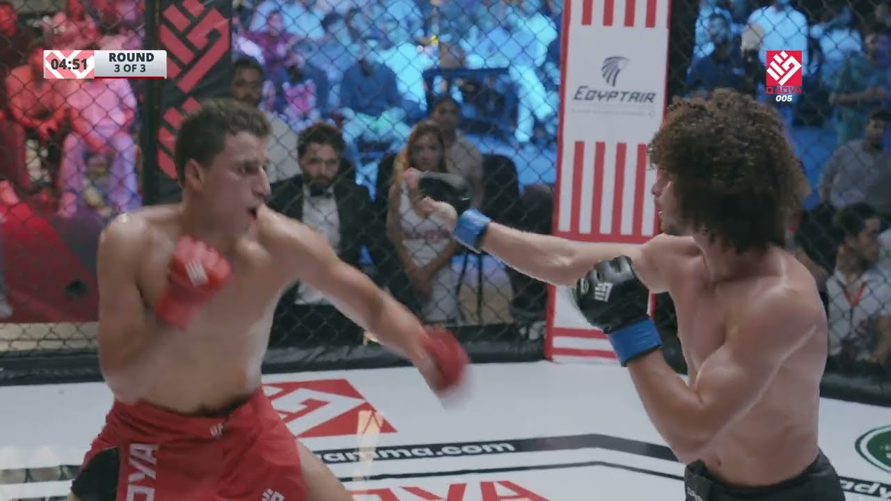 Мартин Медхат против Абдельазиза Абуэллеля, бой 8 #qadya005 #qadya #qadyamma #mma #mmafighter #fi...