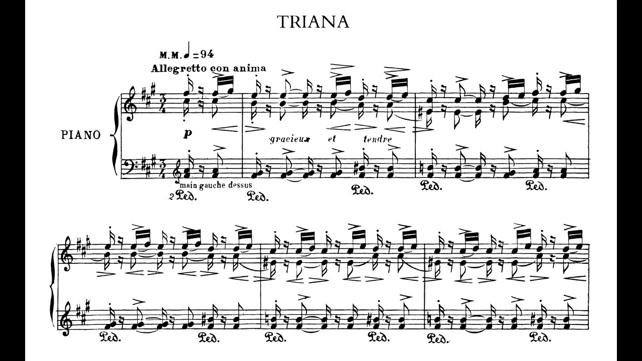 Alb&eacute;niz - Triana (Nelson Freire, piano)