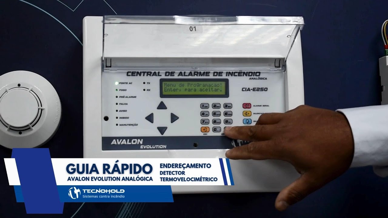 Endereçamento do Detector Termovelocimétrico - Avalon Evolution Analógica
