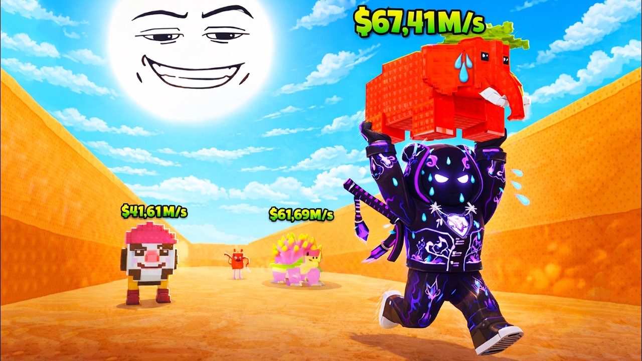 Starting Over as NOOB with OP SECRET in Survive Heat For Brainrots! (Roblox)